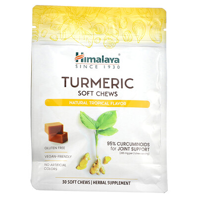 

Himalaya Turmeric Soft Chews Natural Tropical 30 Soft Chews