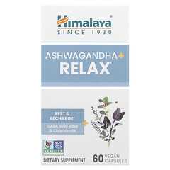 Ashwagandha + Relax, 60 вегетаріанських капсул
