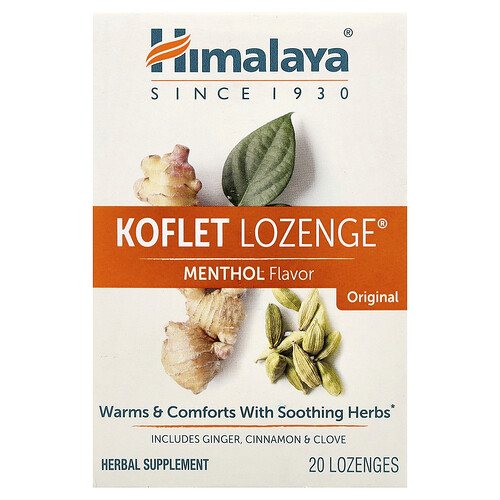 Himalaya, Koflet Lozenge®, Original, Menthol, 20 Lutschtabletten