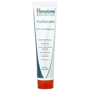 Himalaya, Botanique, Toothpaste, Neem & Pomegranate, Herbal Mint, 5.29 oz (150 g)