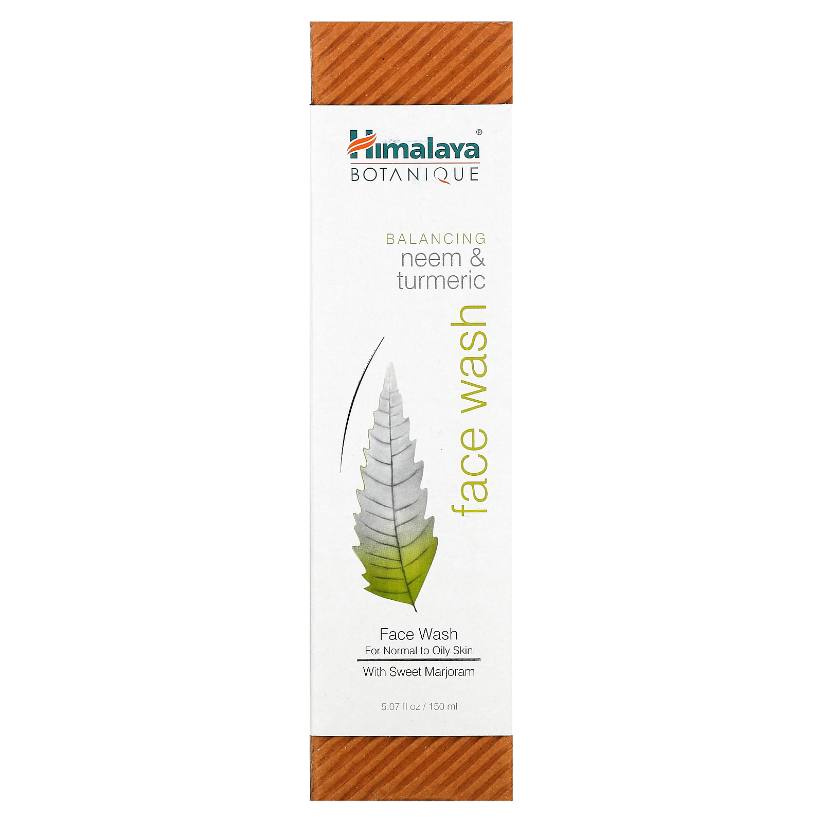 Himalaya, Botanique, Neem & Turmeric Face Wash, 5.07 fl oz (150 ml)