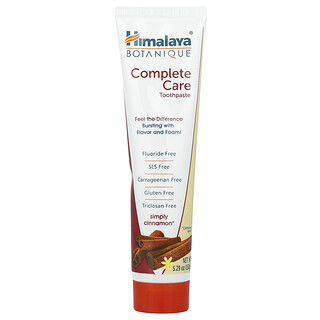 Himalaya, Botanique, Complete Care Toothpaste, Zahnpasta mit kompletter Pflege, Simply Cinnamon, Zimt, 150 g (5,29 oz.)