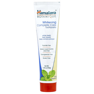 Himalaya, Botanique, Whitening Complete Care Toothpaste, Simply Peppermint, 5.29 oz (150 g)