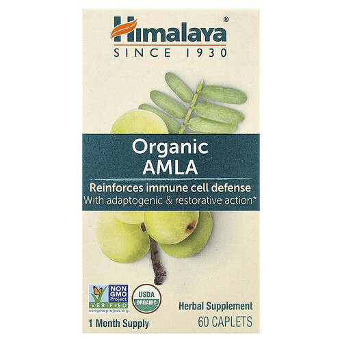 Himalaya, Organic Amla, 60 Caplets
