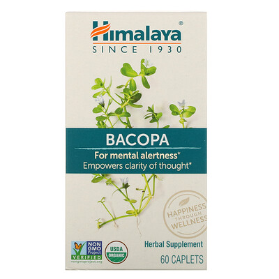 Himalaya Бакопа, 60 капсуловидных таблеток