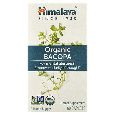 Photos - Other Sports Nutrition Organic Himalaya,  Bacopa, 60 Caplets HIM-40301 