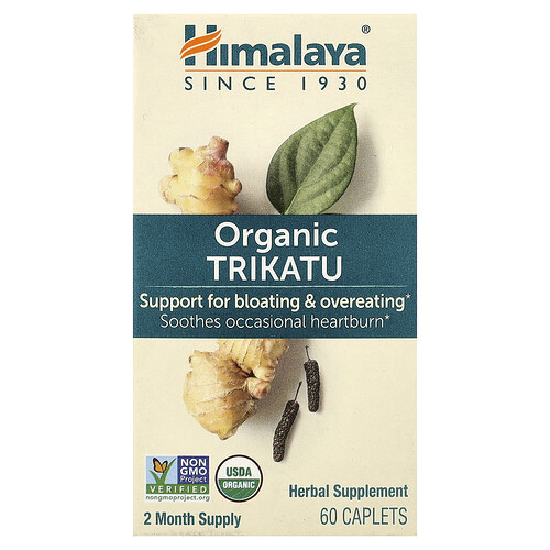 Himalaya Organic Trikatu, 60 Caplets