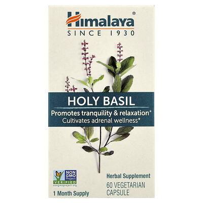 Himalaya, Albahaca Santa, 60 cápsulas vegetarianas
