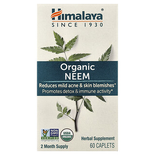 Himalaya, Organic Neem, 60 Caplets