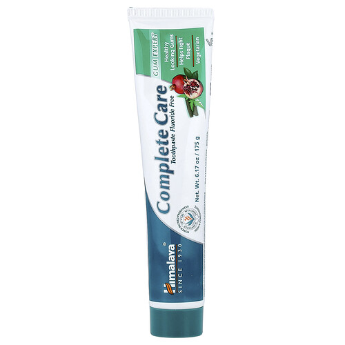 Himalaya Complete Care Toothpaste, Fluoride Free, Neem & Pomegranate, 6.17 oz (175 g)