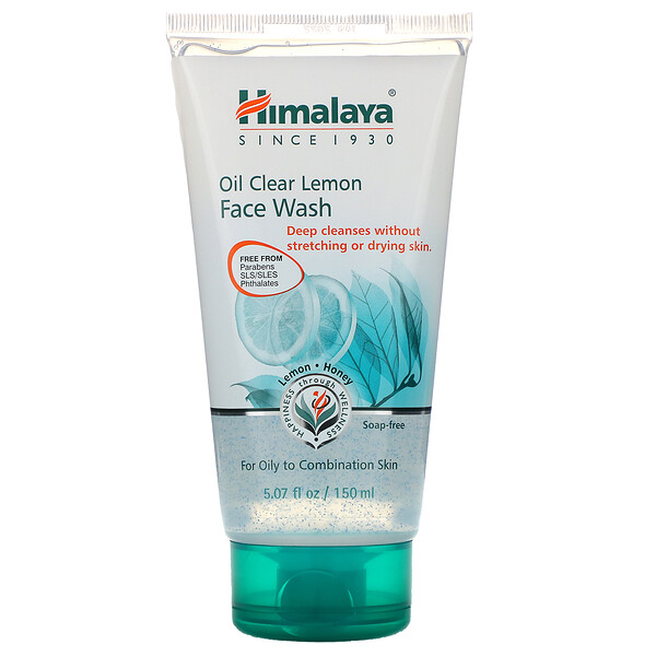 Himalaya, Fettentfernende Zitronen-Gesichts-Waschlotion, für fettige Haut, 5,07 fl oz (150 ml)