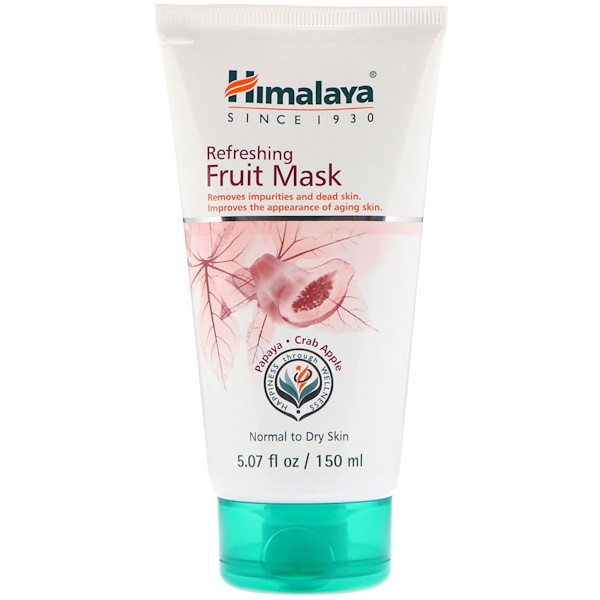 Himalaya, Erfrischende Fruchtmaske, Für Normale bis Trockene Haut, 5,07 fl oz (150 ml) (Discontinued Item)