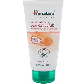 Himalaya, Gentle Exfoliating Apricot Scrub, For All Skin Types, 5.07 fl oz (150 ml)
