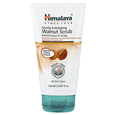 Himalaya, Exfoliante suave de nueces, Todo tipo de piel`` 150 ml (5,07 oz. Líq.)