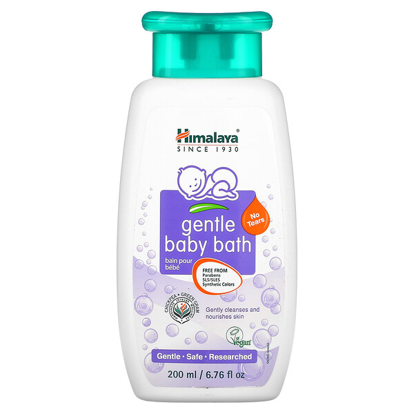 Himalaya‏, Gentle Baby Bath, Chickpea and Green Gram, 6.76 fl oz (200 ml)