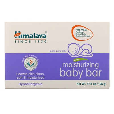 

Himalaya Увлажняющее детское мыло, 4,41 унц. (125 г)