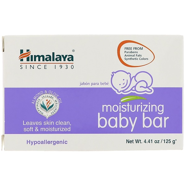 Himalaya, Увлажняющее детское мыло, 4,41 унц. (125 г)