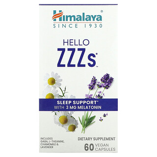 Himalaya, Hello ZZZs, 60 capsule vegane