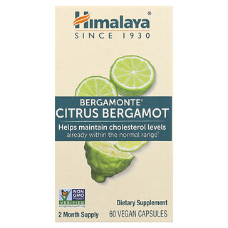 Himalaya, Bergamonte®, Citrus Bergamot, 60 Vegan Capsules (500 mg per Capsule)