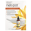 Himalayan Chandra, Neti Pot, Porcelain Sinus Cleansing System, 3 Piece Kit