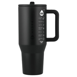 HydroJug, Gobelet isotherme nomade, Noir, 1180 ml