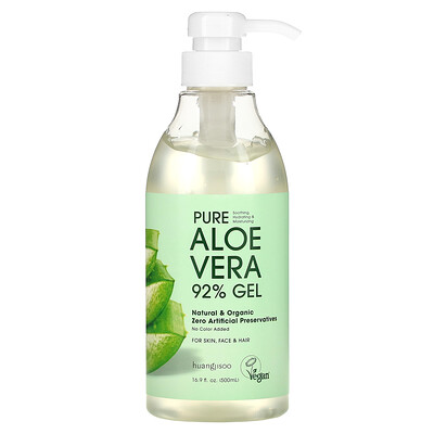 

Huangjisoo, Pure Aloe Vera 92% Gel, 16.9 fl oz (500 ml)