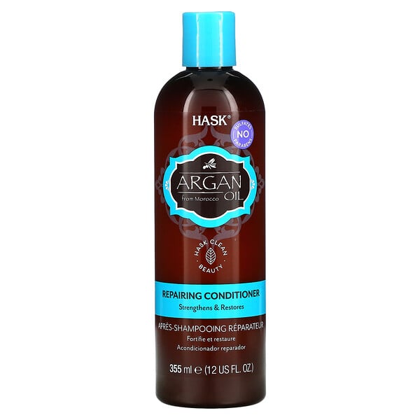 Hask Beauty, Argan Oil from Morocco, Repairing Conditioner, 12 fl oz (355 ml)