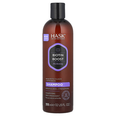 Hask Beauty, Biotin Boost, Champú engrosador, 355 ml (12 oz. líq.)