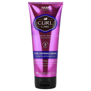 Hask Beauty, Curl Care, Curl Defining Cream, 6.7 fl oz (198 ml)