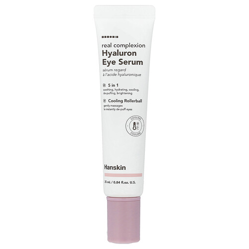 Hanskin Real Complexion, Hyaluron Eye Serum, 0.84 fl oz (25 ml)
