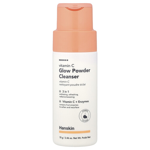 Hanskin Vitamin C Glow Powder Cleanser, 2.46 oz (70 g)