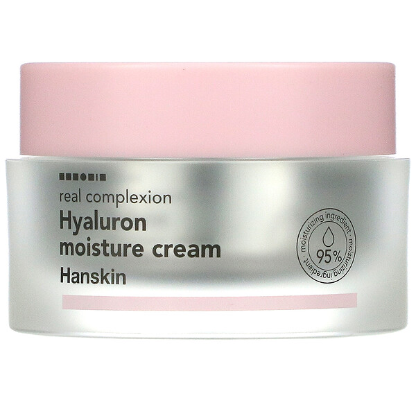 Hanskin, Real Complexion, Hyaluron Moisture Cream, 1.69 fl oz (50 ml)