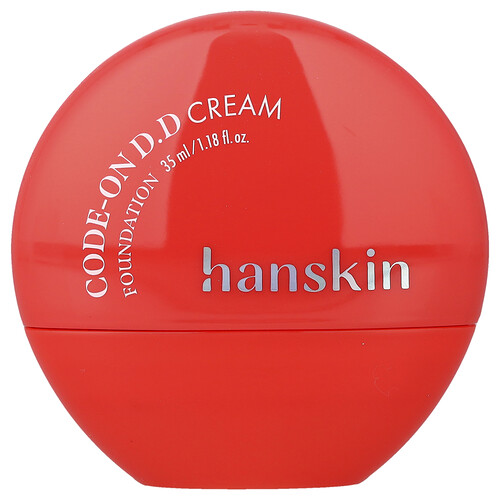 Hanskin, Code-On DD Cream Foundation, Code-On DD Cream Foundation, 19NC Porcelain, 35 ml (1,18 fl. oz.)