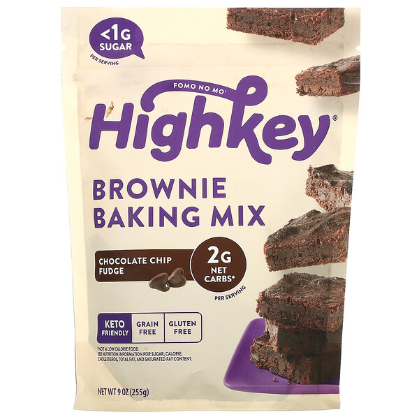 Brownie Baking Mix, Chocolate Chip Fudge, 9 oz (255 g)