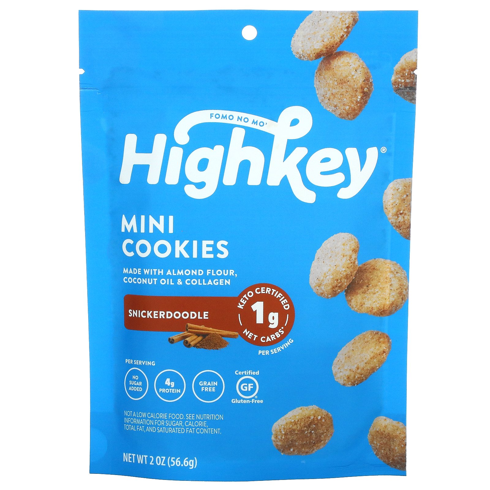 HighKey 春のコレクション ミニクッキー スニッカードードル ショップ 2オンス 56.6g