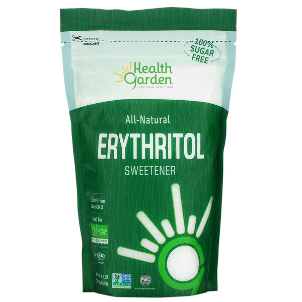 Health Garden‏, All Natural Erythritol Sweetener, 1 lb (453 g)