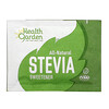 Health Garden, All-Natural Stevia Sweetener, 100 Packets, 1 g Each