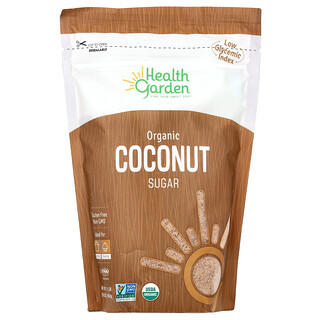 Health Garden, Zahăr de cocos organic, 16 oz (453 g)