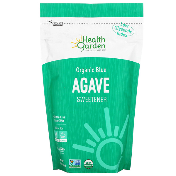 Health Garden‏, Organic Blue Agave Sweetener, 12 oz (341 g)