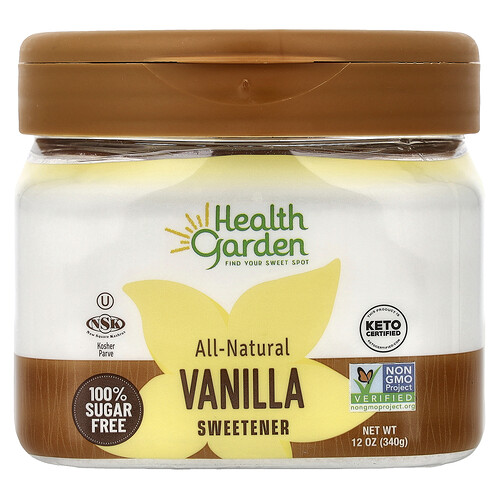 Health Garden, Ganz natürlicher Vanille-Süßstoff, 340 g (12 oz.)