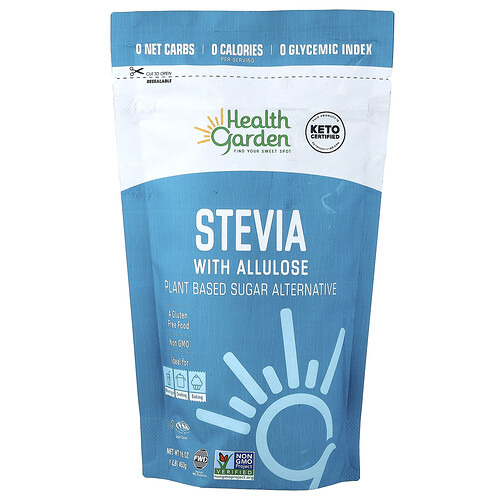 Health Garden, Stevia mit Allulose, 453 g