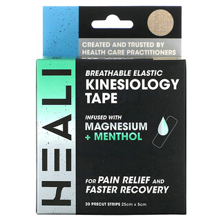 Heali Medical Corp, Nefes Alabilir Elastik Kinesyoloji Bandı, Nude Inspiration, 20 Önceden Kesilmiş Şerit