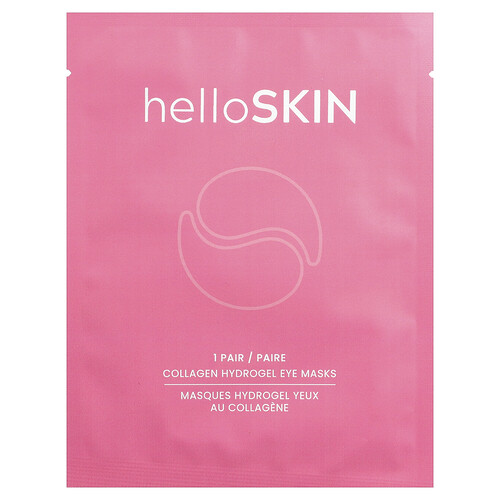 HelloSkin, Collagen Hydrogel Eye Beauty Masks, Kollagen-Hydrogel-Augenmasken, 1 Paar