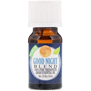 Отзывы о Healing Solutions, 100% Pure Therapeutic Grade Essential Oil, Good Night Blend, 0.33 fl oz (10 ml)