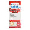 Homeolab USA, Kid's Relief, Throat Ease Syrup, 0-12 Yrs, 3.4 fl oz (100 ml)