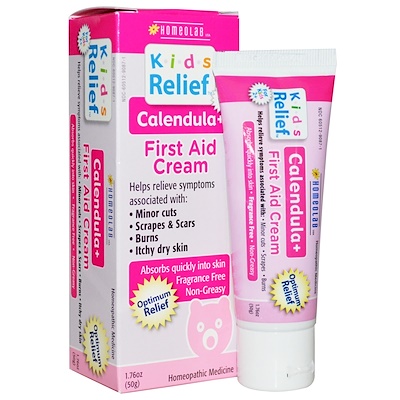

Kids Relief, Детский заживляющий крем с экстрактом календулы, 1,76 унции (50 г)