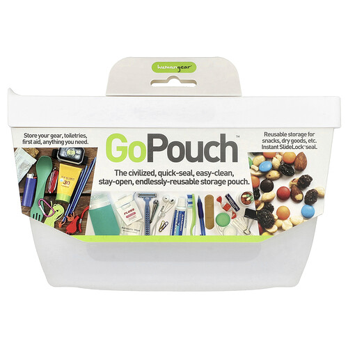 Humangear Go Pouch™, Small, Clear, 12 fl oz (400 ml)