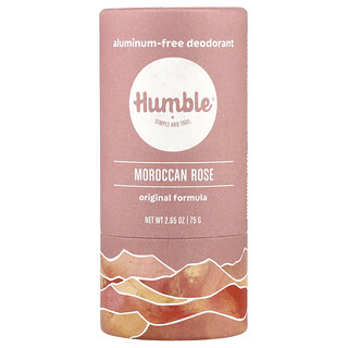 Humble Brands, एल्यूमीनियम फ्री डिओडोरेंट, मोरक्कन रोज़, 75 g