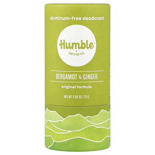 Humble Brands, Aluminum-Free Deodorant, Bergamot & Ginger, 2.65 oz (75 g)
