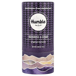 Humble Brands, Desodorante sin aluminio, Jara y cedro, 75 g (2,65 oz)